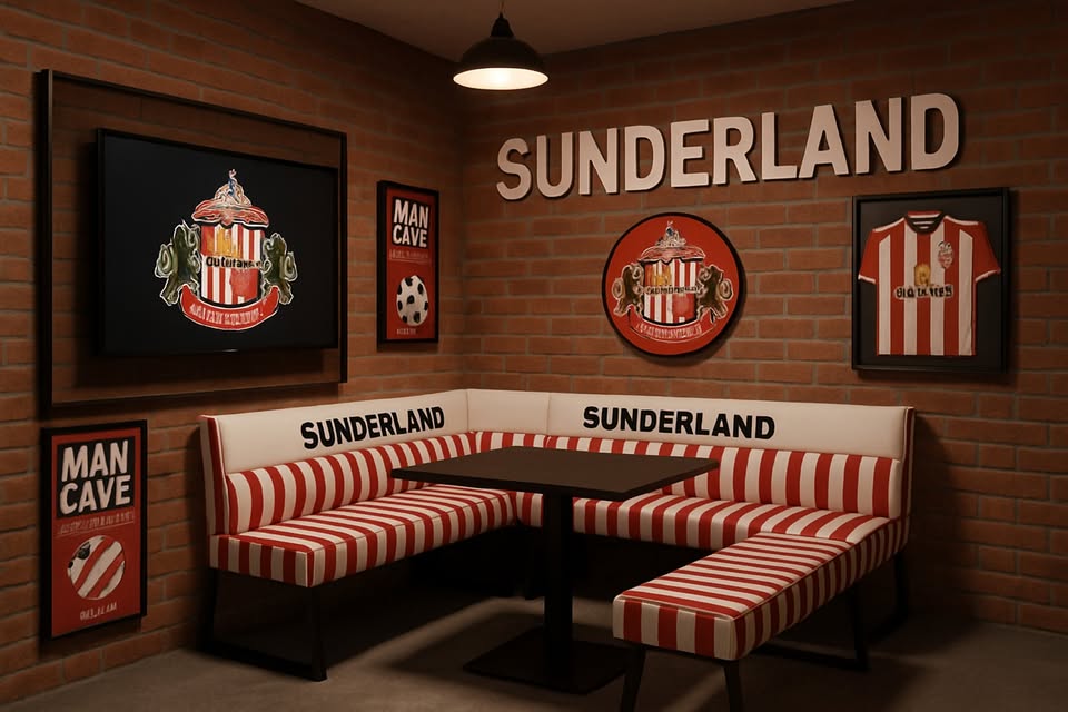 Sunderland man cave furniture by Blue Note Upholstery
